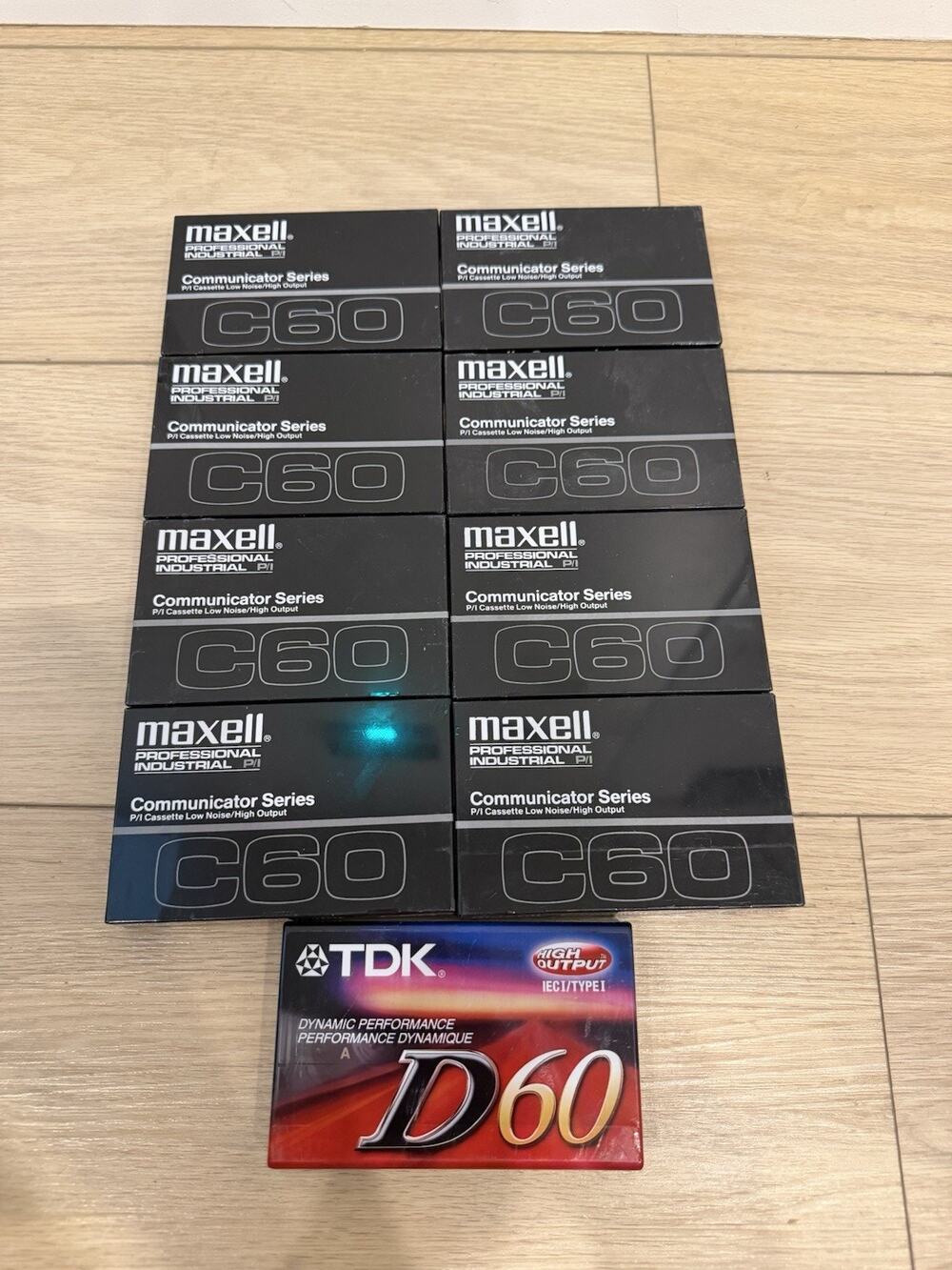 Maxell C60 Communicator Series Professional Industrial Cassette Tapes NEW